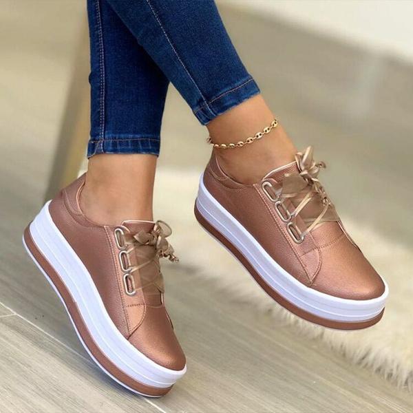Zapatillas de Mujer con Plataforma y Suela Acolchada