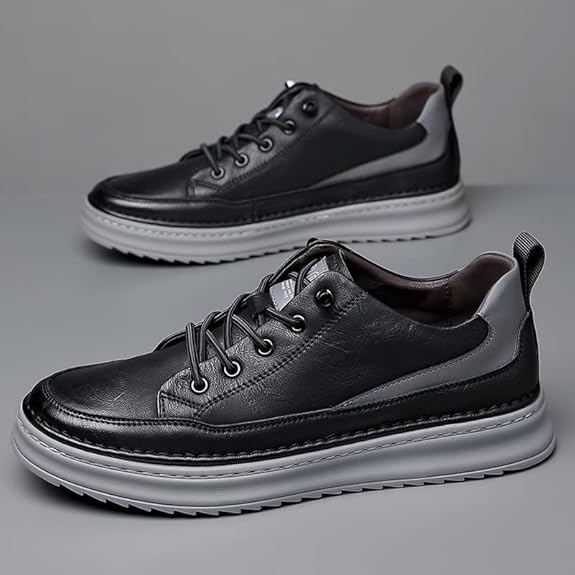 👞 ZAPATOS CASUALES DE CUERO SINTÉTICO PREMIUM