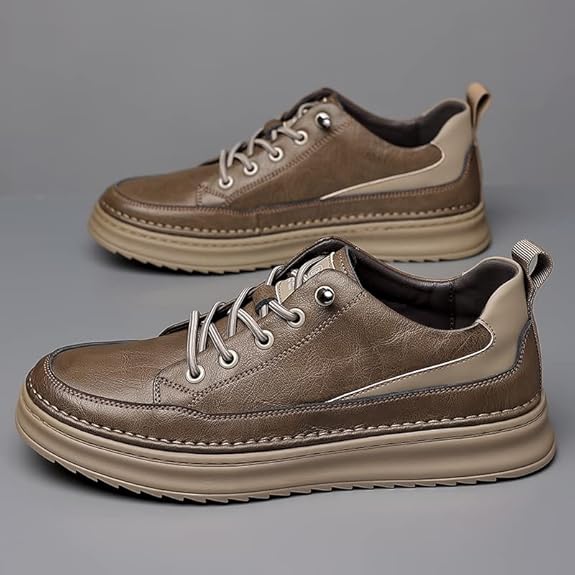 👞 ZAPATOS CASUALES DE CUERO SINTÉTICO PREMIUM