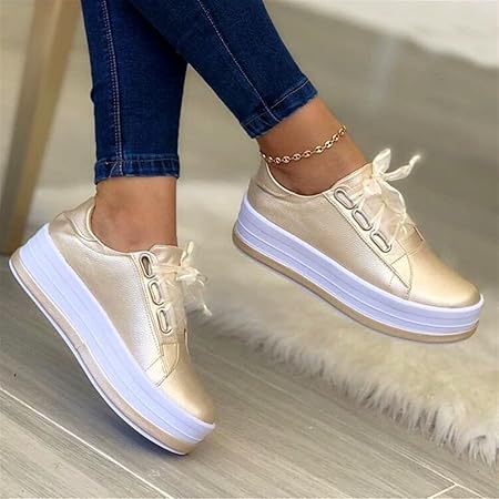 Zapatillas de Mujer con Plataforma y Suela Acolchada