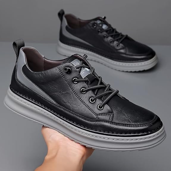 👞 ZAPATOS CASUALES DE CUERO SINTÉTICO PREMIUM