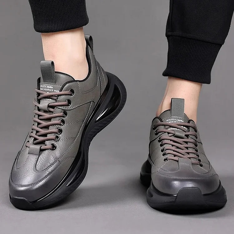 Lindo Zapato Casual Outdoor para Hombre en gris y negro