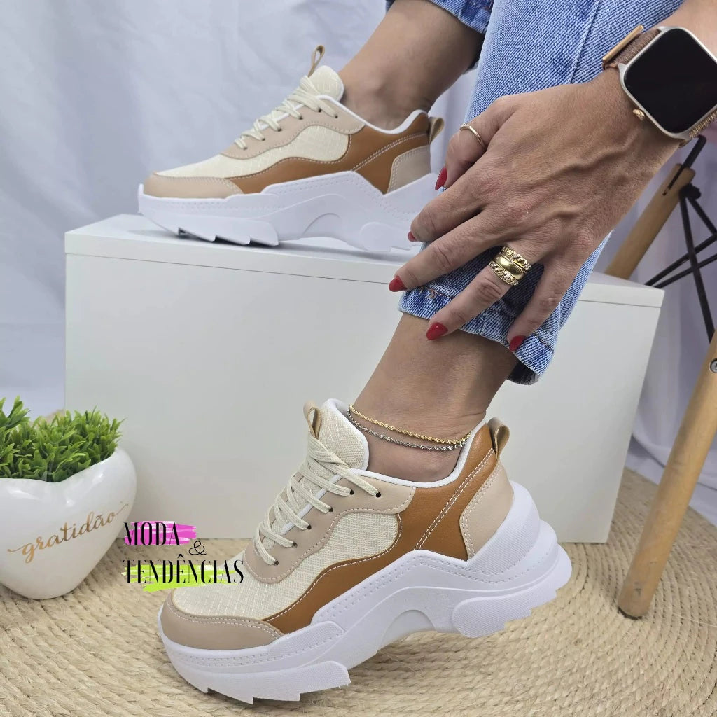 Tenis Casual Plataforma Confort