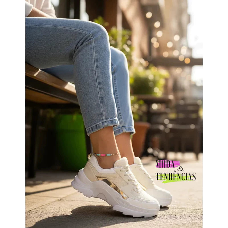 Tenis Casual Plataforma Confort