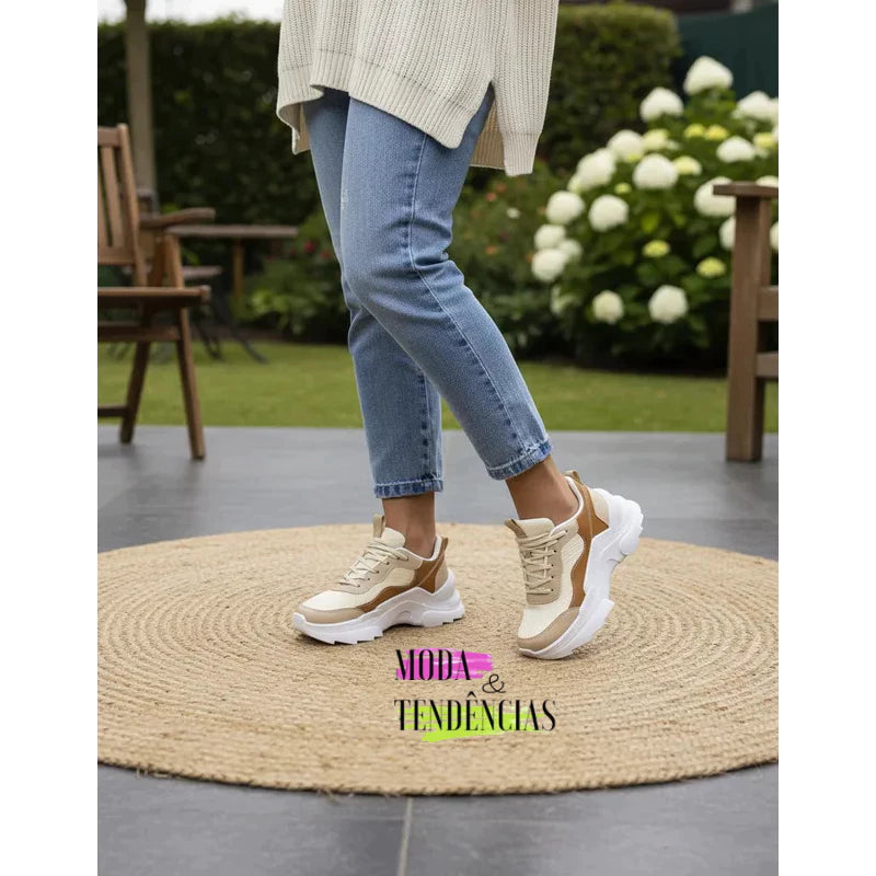Tenis Casual Plataforma Confort