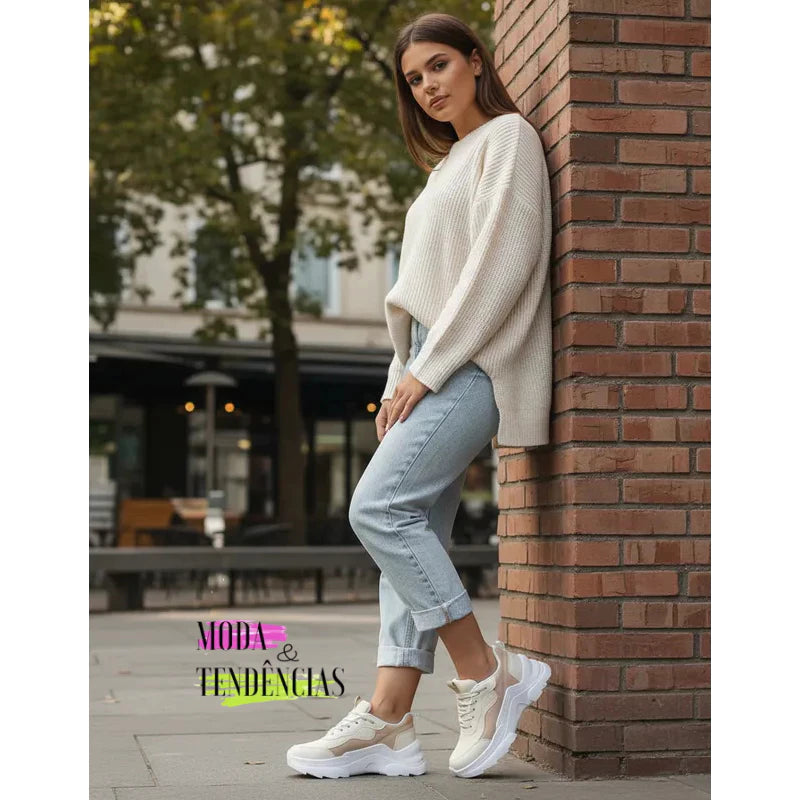 Tenis Casual Plataforma Confort